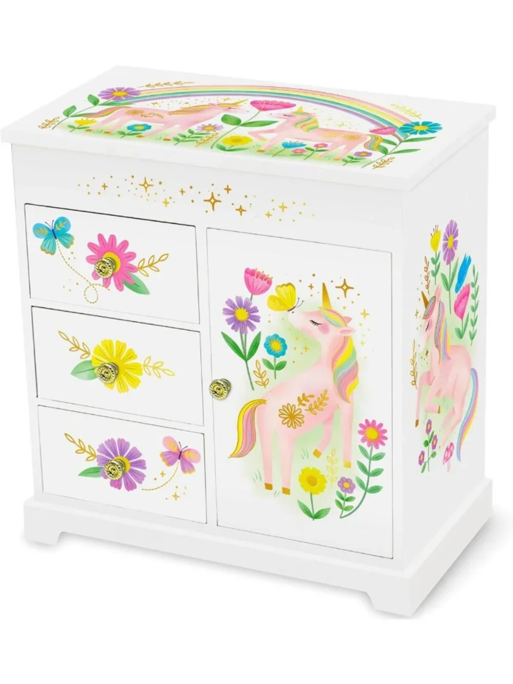 Unicorn Musical Jewelry Box for Girls - Enchanting Gift, Storage & Play
